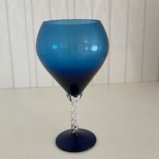 Blue glass vase for sale  COULSDON