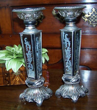 Mirror candlesticks french for sale  Shipping to Ireland