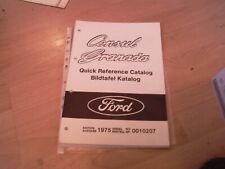 Ford parts catalogue for sale  CHICHESTER