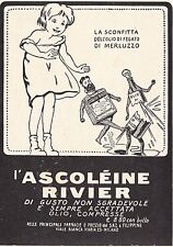 Pubblicita 1920 ascoleine usato  Biella