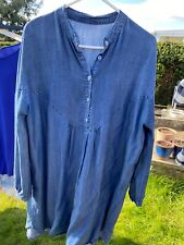 Blue tencel dress for sale  STOKE-ON-TRENT