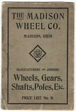 1909 madison wheel for sale  Waldoboro