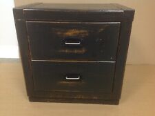 dark drawer w side table wood for sale  Mc Donald