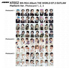 Cartão fotográfico oficial ATEEZ 9º mini álbum THE WORLD EP.2 OUTLAW plataforma versão 1 2 3 comprar usado  Enviando para Brazil