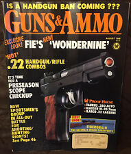 Used, Magazine GUNS & AMMO August 1988 !!! MAUSER Chilean Model 1895 7x57mm RIFLE !!! for sale  Shipping to South Africa