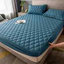 Used, Quilted Embossed Mattress Cover Protector Fitted Sheet Thick Not Pillowcases for sale  Shipping to South Africa