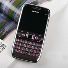Roxo DESBLOQUEADO Original Nokia E72 5MP 3G WIFI QWERTY Teclado MP3 Celular comprar usado  Enviando para Brazil
