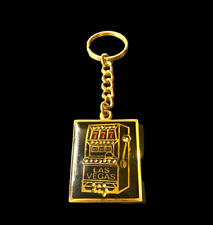 Usado, Chaveiro colecionável Las Vegas caça-níqueis 1,5 pol. metal dourado comprar usado  Enviando para Brazil