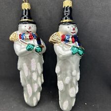 Snowman glass christmas for sale  Parsons