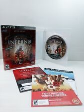 Dante's Inferno PS3 Divine Edition & Slipcover Sony PlayStation 3 Funciona Completamente, usado comprar usado  Enviando para Brazil