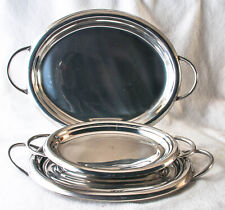 Stainless serving platters for sale  Seattle