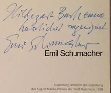 Emil schumacher signiert gebraucht kaufen  Tangstedt