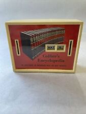 Vintage Colliers Encyclopedia Calendar All Coin Bank  W/ Key for sale  Shipping to South Africa