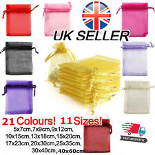 WHOLESALE Organza Gift Bags Luxury Jewellery Pouch XMAS Wedding Party Candy  for sale  Shipping to South Africa