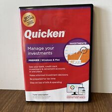 Intuit Quicken, Manage Your Investments 2019, Premier for Windows (CD Format) for sale  Shipping to South Africa