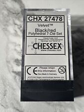 Chessex dice velvet for sale  Letts