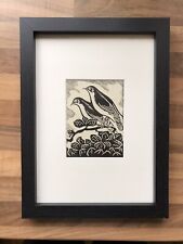 Nightingale framed woodcut for sale  ENFIELD