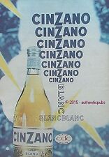 Publicite cinzano blanc d'occasion  Cires-lès-Mello