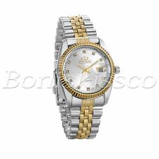 Luxury Rhinestone Stainless Steel Quartz Analog Wrist Watch For Men Women Couple for sale  Shipping to South Africa