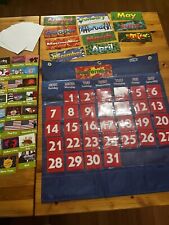 Calendar pocket chart for sale  Shipping to Ireland