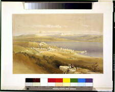 Cidade de Tiberíades, Mar da Galileia, 22 de abril de 1839, David Roberts, artista, Israel comprar usado  Enviando para Brazil