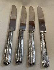 Pottery Barn India Tivoli Knife Stainless Brass Set of 4 for sale  Shipping to South Africa