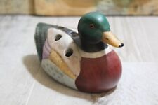 MALLARD DUCK - Pen Pencil Holder Ceramic 5in, used for sale  Shipping to South Africa
