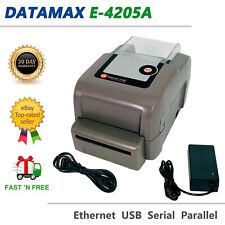 Impressora térmica direta Datamax E-4205A Mark III cortador de código de barras USB LAN serial comprar usado  Enviando para Brazil