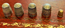 Silver thimbles charles for sale  KING'S LYNN
