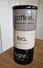 stackable tea coffee sugar for sale  STAFFORD