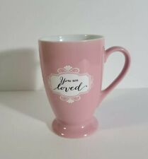 Taza de café de San Valentín ""You Are Loved"" taza de té rosa inspiradora religiosa  segunda mano  Embacar hacia Argentina