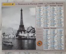 Calendrier poste almanach d'occasion  Chazay-d'Azergues