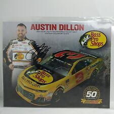 Foto de cartão de herói autografada 8x10 Austin Dillon Bass pro Shops RCR de 2019 comprar usado  Enviando para Brazil