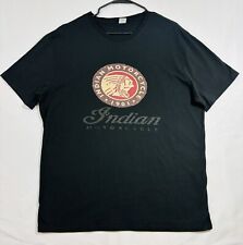 Camiseta masculina Indian Motorcycles motocicleta 2XL XXL PRETA 100% algodão comprar usado  Enviando para Brazil