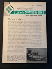 Quattroruotine 1961 1962 usato  Palermo