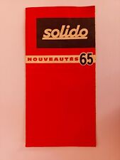 Solido catalogue 1965 d'occasion  Gonfreville-l'Orcher
