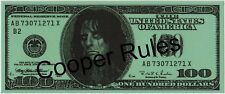 Nota de 100 dólares Alice Cooper Billion Dollar Babies comprar usado  Enviando para Brazil