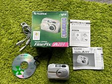 Cámara digital Fujifilm FinePix A204 con caja manual software dvd cable USB segunda mano  Embacar hacia Argentina