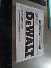 Lixadeira Dewalt Orbit DWE6420 DWE6421 DWE6423 Manual de Instruções do Proprietário comprar usado  Enviando para Brazil