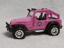 Maisto Rubicon rosa Jeep 2003 escala 1/35 con pegatinas rosa Jeep Tours segunda mano  Embacar hacia Mexico