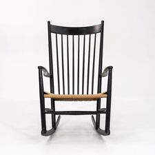 Usado, Cadeira de braço de balanço Hans Wegner J16 madeira ebonizada década de 1970 por FDB Mobler da Dinamarca comprar usado  Enviando para Brazil