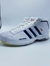 Zapatos Adidas Pro Modelo 2G SMU EE. UU. Juegos Olímpicos de Tokio 2020 inédito blanco azul 13,5 segunda mano  Embacar hacia Argentina