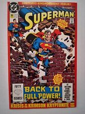 Superman #50 1990 DC comics. Nice Vf+  2nd printing. Dan Jurgens, used for sale  Shipping to South Africa