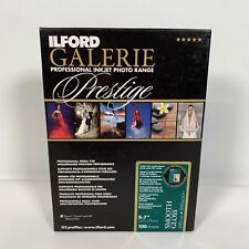 Ilford Galerie Professional Inkjet Photo Prestige Smooth Gloss 5×7″ 100 Sheets for sale  Shipping to South Africa