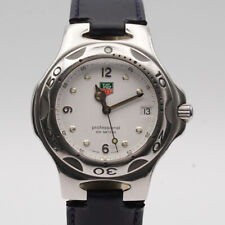 Usado, Relógio masculino TAG Heuer Professional Kirium quartzo 38 mm aço fino WL1111 couro 2 comprar usado  Enviando para Brazil