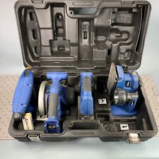 Delta Shopmaster 5 Piece 18V Blue Tool Kit Set With Black Portable Case  for sale  Shipping to South Africa