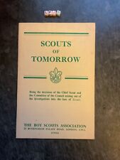 Scouts tomorrow 1956 for sale  WALSALL