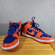 Tênis Nike Dunk tamanho 10 High Top Knicks 2022 DD1399-800 azul laranja comprar usado  Enviando para Brazil