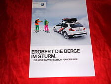 Usado, BMW X1 E84 "Edition Powder Ride" Sondermodell Prospektblatt Brochure sheet 2012 comprar usado  Enviando para Brazil
