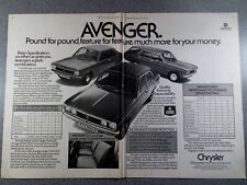 Chrysler avenger 1976 for sale  LINCOLN